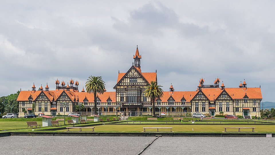 Exterior of the Rotorua Museum — travel photo of Rotorua
