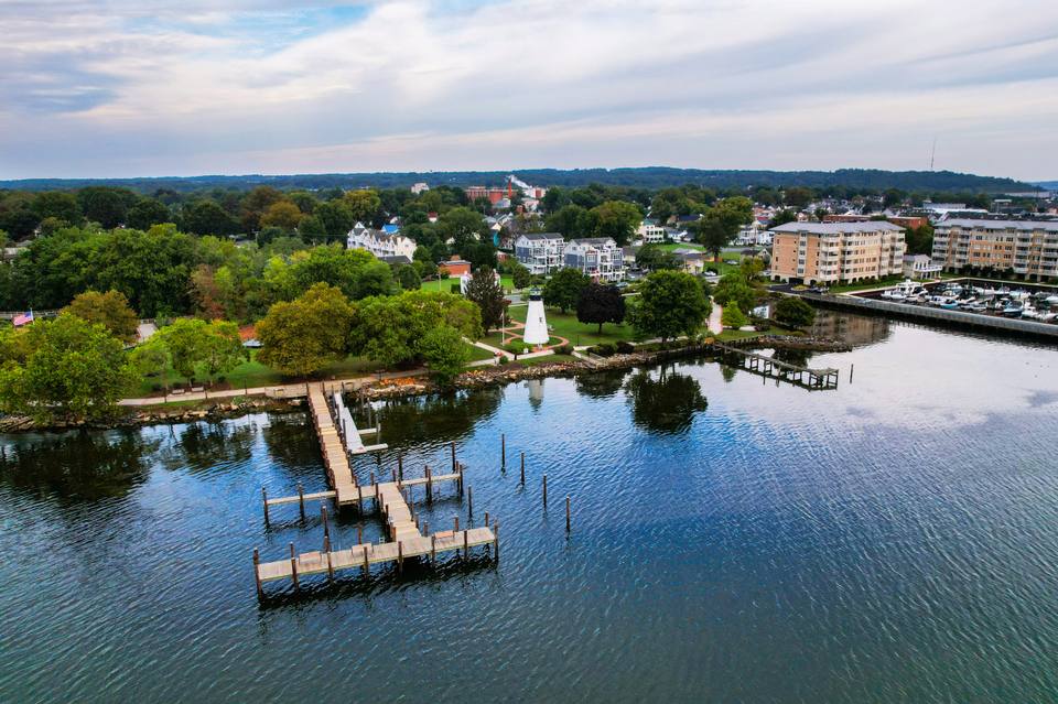 Havre de Grace aerial — travel photo of Havre de Grace