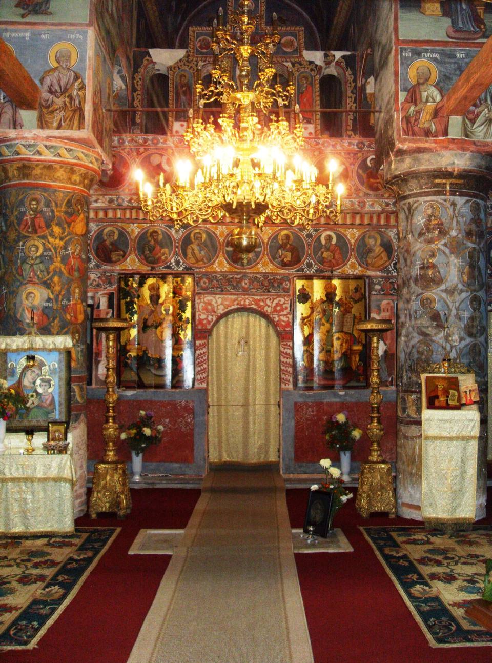 Snagov monastery interior view — travel photo of Snagov, Bucharest