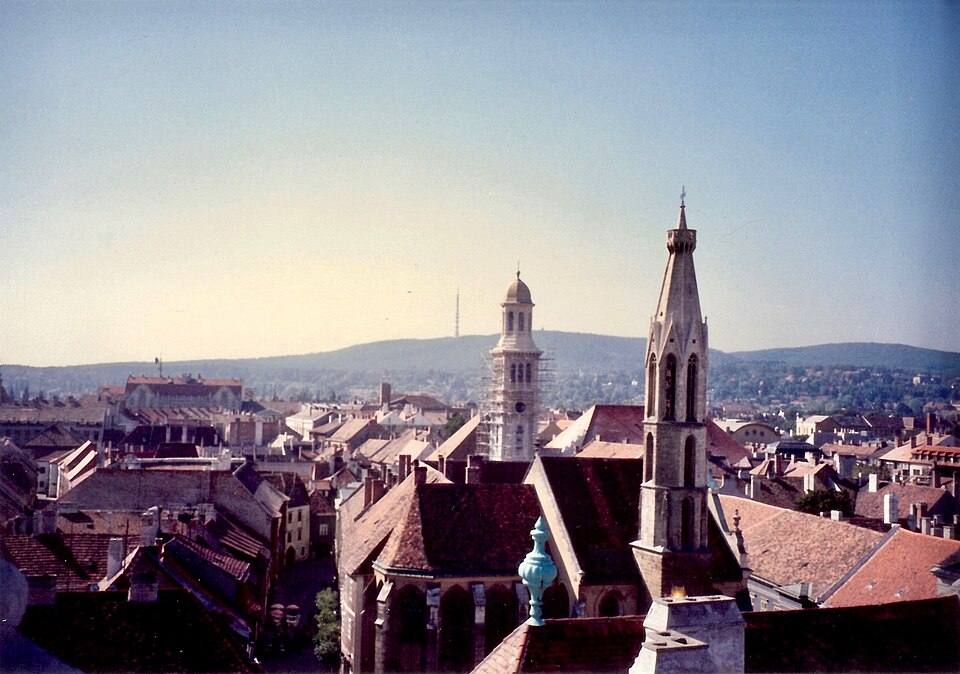 September - Sopron view from Fire Tower - 2 — travel photo of Fire Tower, Sopron