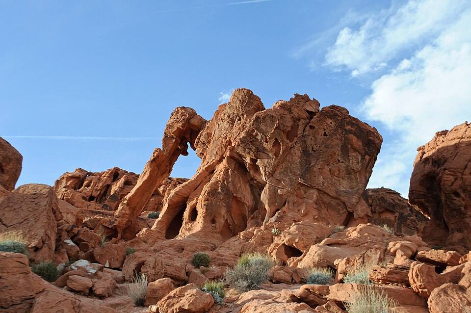 Elephant Rock - Valley of Fire State Park, Nevada, USA — travel photo of Elephant Rock, Valley of Fire