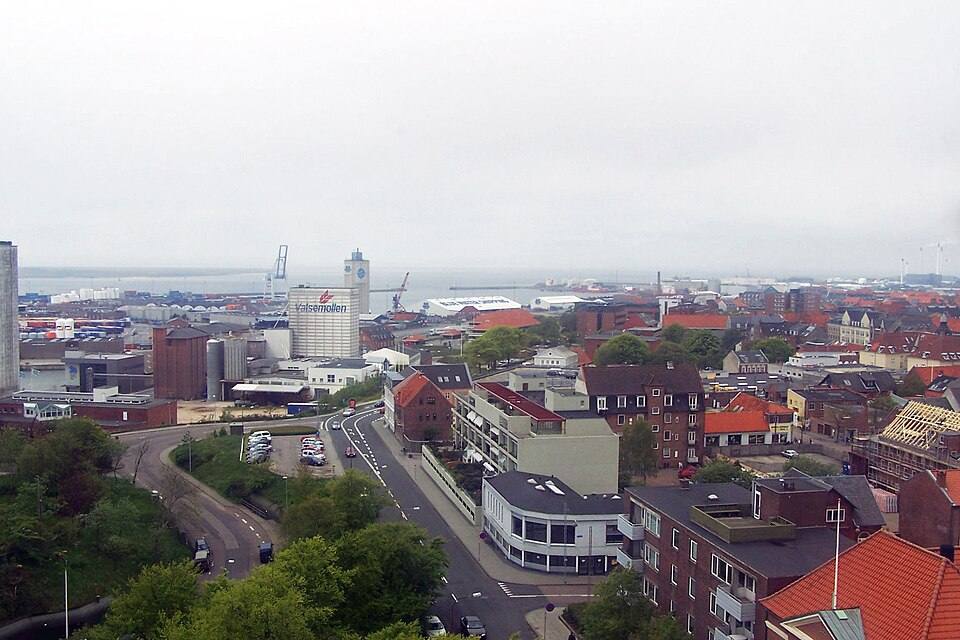 Esbjerg HarbourfromWatertower — travel photo of Esbjerg, Ribe