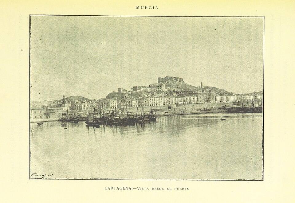 Vista del Puerto de Cartagena, siglo XIX — travel photo of Cartagena, Murcia