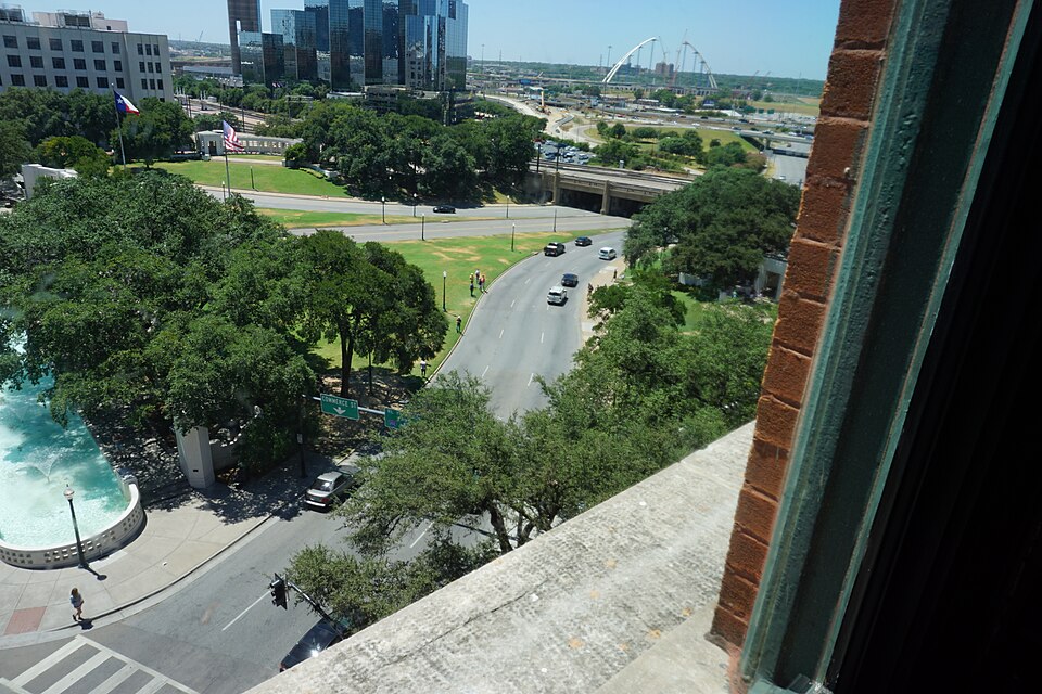 View from the seventh floor of The Sixth Floor Museum August — travel photo of Sixth Floor Museum, Dallas