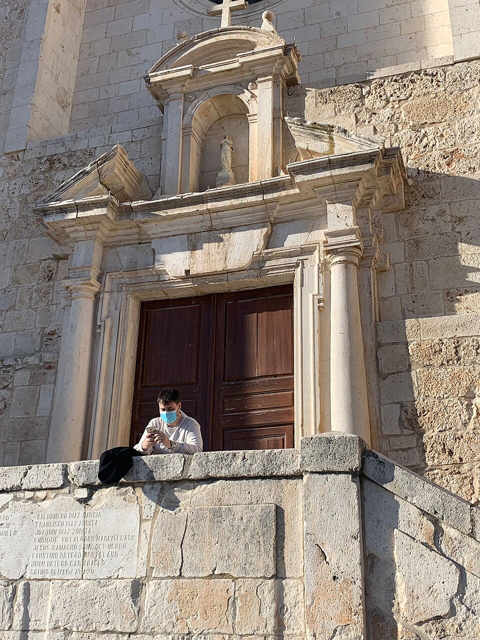 Portada iglesia de la Asunción de Chinchón — travel photo of Chinchón