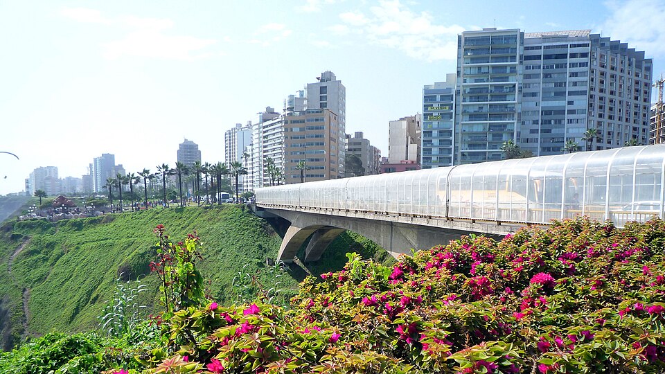 Miraflores Lima Peru skyline — travel photo of Miraflores, Lima