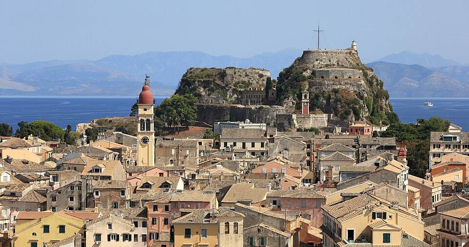 The Old Fortress and the Old Town of Corfu - September — travel photo of Corfu Town, Corfu