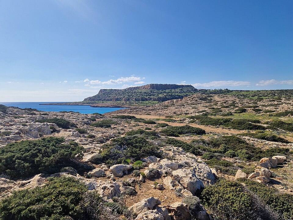 Cape Greco, Cyprus, view from road to Ayia Napa — travel photo of Cape Greco, Ayia Napa