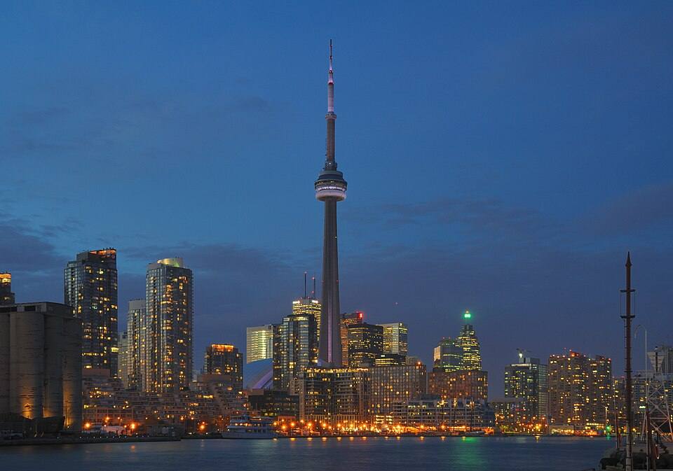 Toronto - ON - Skyline bei Nacht — travel photo of Toronto