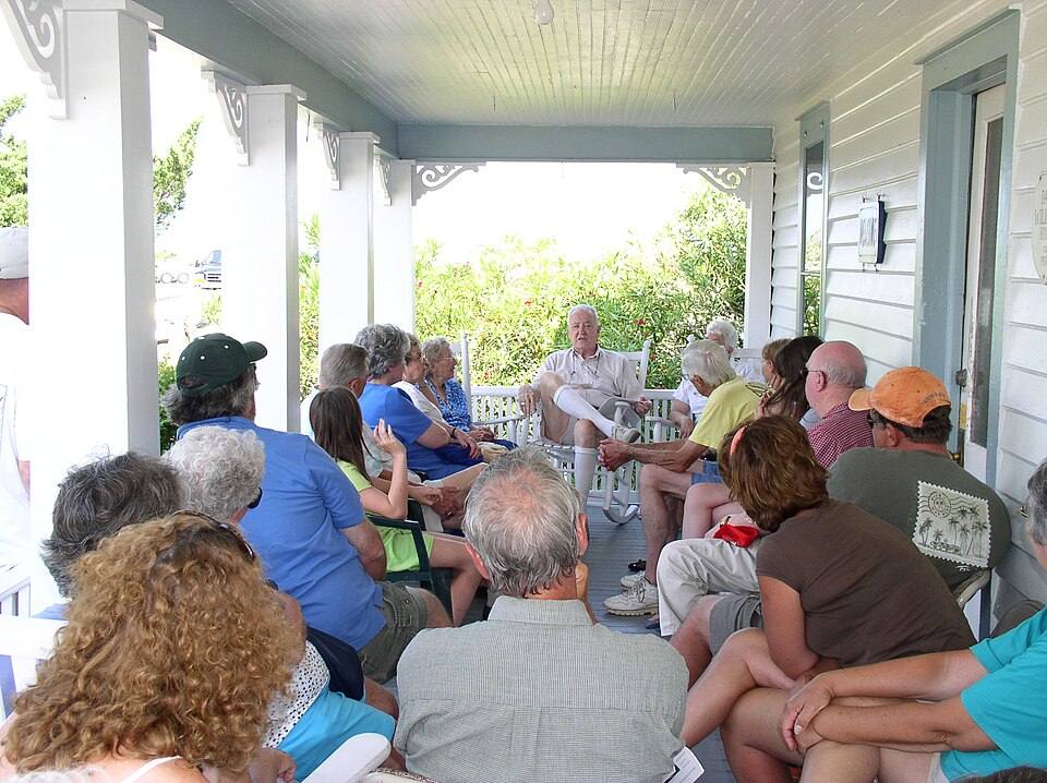 Outer Banks Scenic Byway - Ocracoke Museum Front Porch Talk with Earl O'Neal - NARA — travel photo of Ocracoke, The Outer Banks