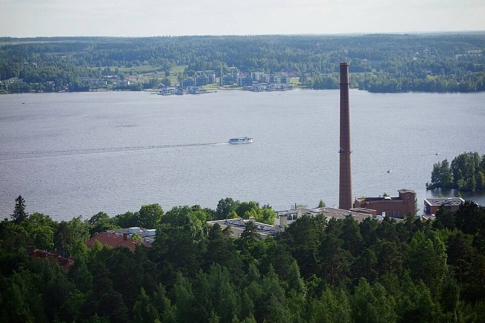 View from Pyynikki tower towards southwest — travel photo of Pyynikki, Tampere