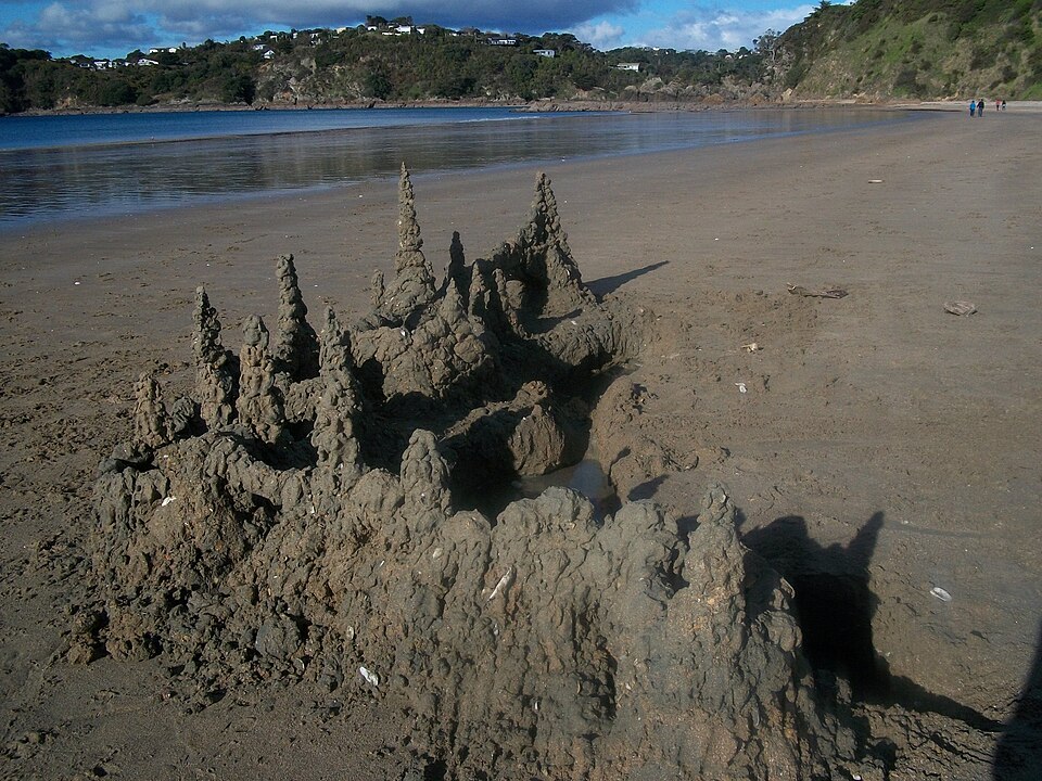Sandcastle on Waiheke Island New Zealand — travel photo of Waiheke Island, Auckland