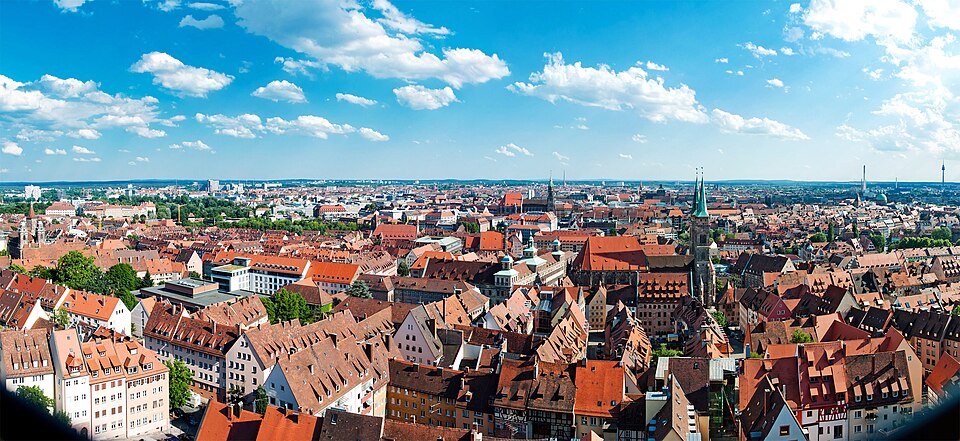 Nuremberg, view from Sinwell Tower . . — travel photo of Nuremberg