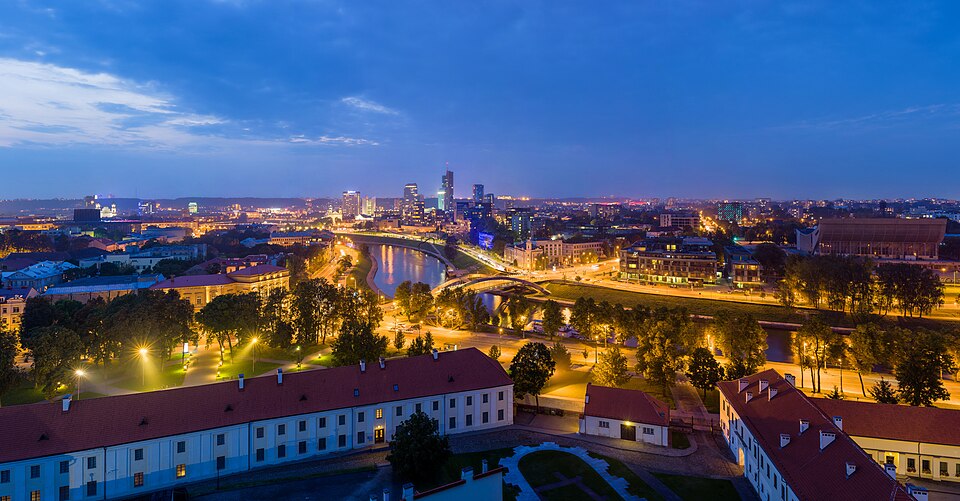 Vilnius Modern Skyline At Dusk, Lithuania - Diliff — travel photo of Lithuania