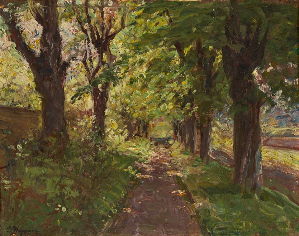 Bertha Wegmann - Allé ved Sofienberg. Rungsted — travel photo of Rungsted, North Zealand
