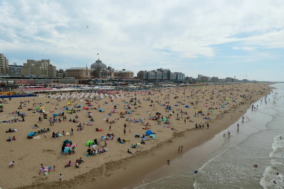 Scheveningen beach in The Hague, Netherlands — travel photo of The Hague & Scheveningen