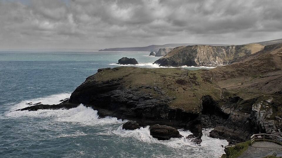 View from Tintagel Castle - Cornwall - England — travel photo of Cornwall, United Kingdom