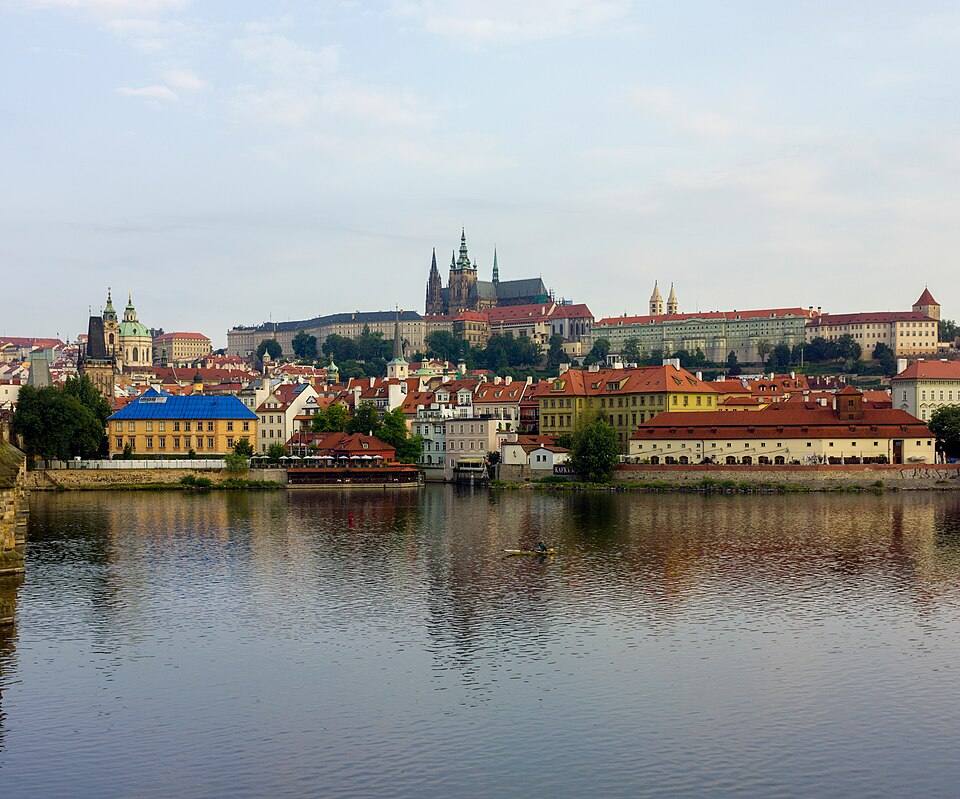 Czech- -Prague-View from Charles Bridge of Prague Castle — travel photo of Prague Castle, Prague