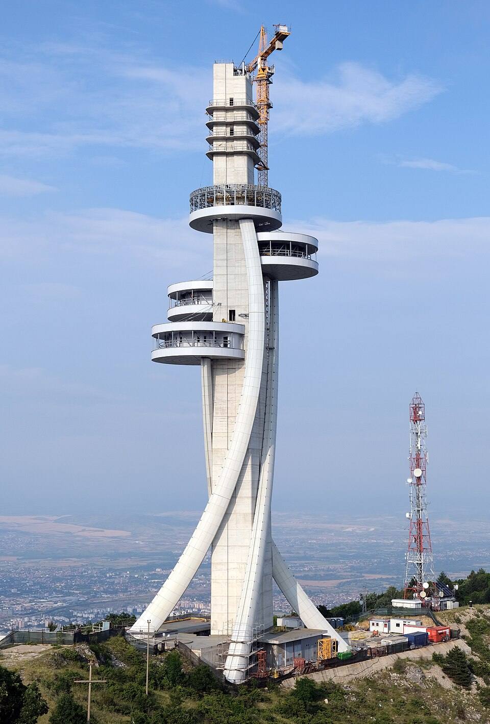 Vodno Telecommunication Tower 2 — travel photo of Vodno, Skopje