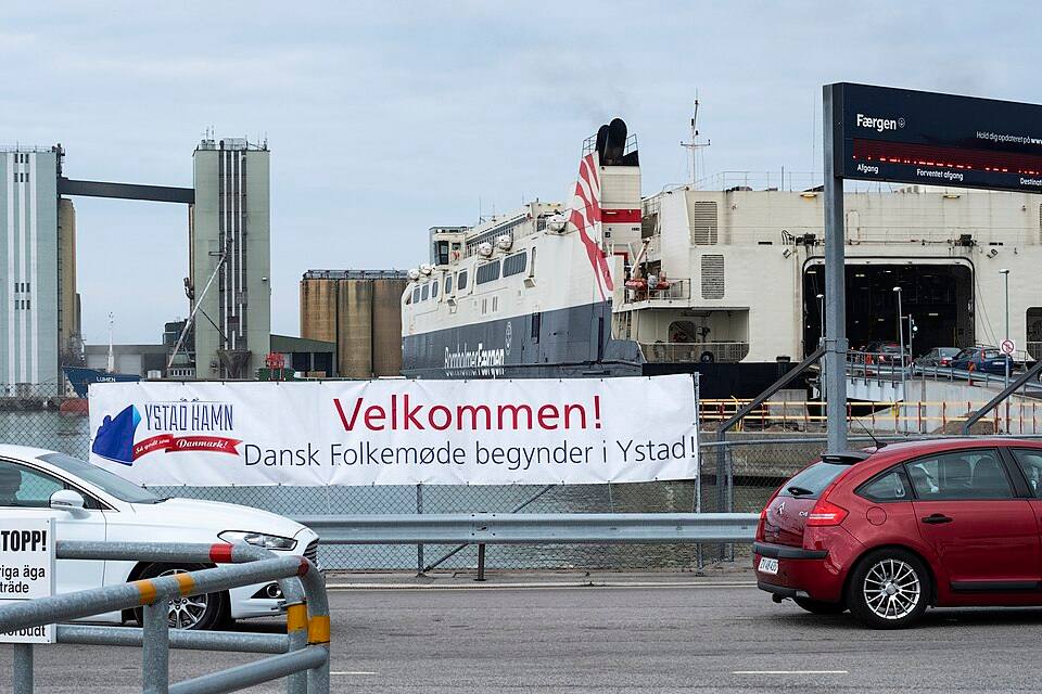 Folkemodet Ystad hamn mot Bornholm ( ) — travel photo of Ystad, Malmö & Skåne