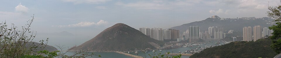 Aberdeen Harbour, Hong Kong, panorama, Mar — travel photo of Aberdeen, Hong Kong Island