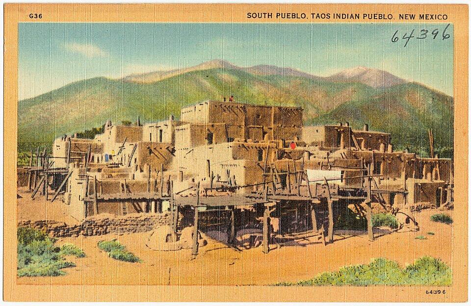South Pueblo, Taos Indian Pueblo. New Mexico — travel photo of Taos, Santa Fe & New Mexico