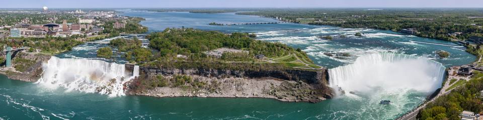 Niagara Falls USA Canada from Skylon Tower on — travel photo of Niagara Falls (Canada)