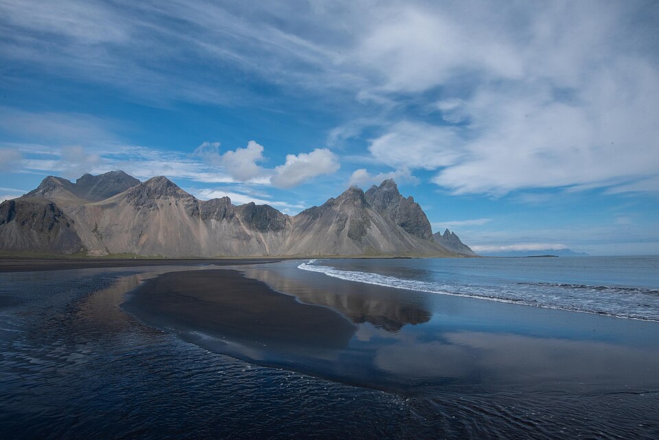 Vestrahorn and Stokksnes beach in Iceland — travel photo of Stokksnes & Vestrahorn