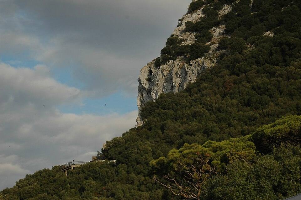 Viewing platform outside the Great Siege Tunnels, Gibraltar — travel photo of Great Siege Tunnels