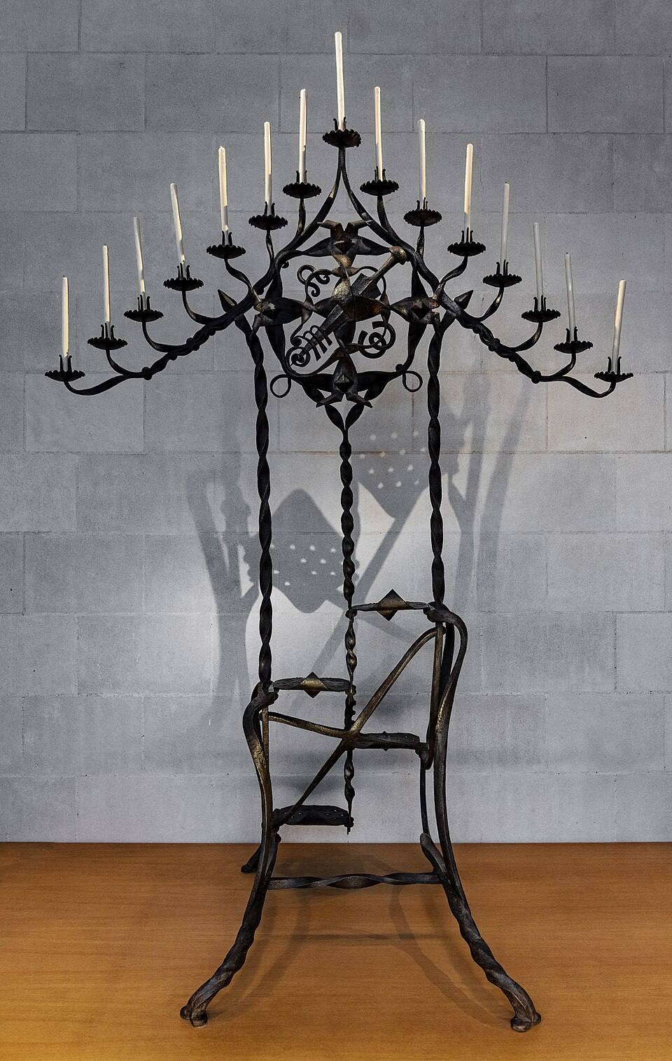 (Barcelona) Tenebrae Candelabra - Antoni Gaudí - Museums of the Sagrada Família — travel photo of Sagrada Família, Barcelona, Spain