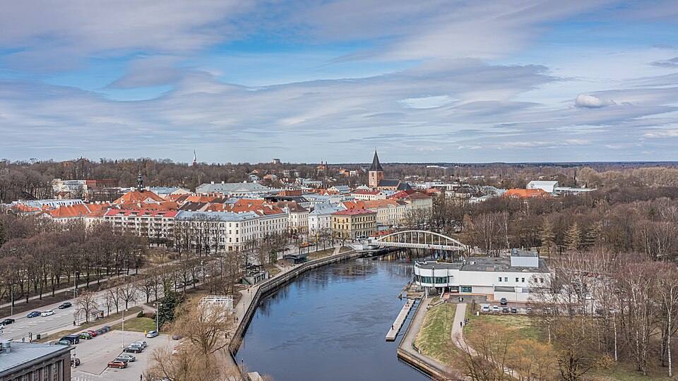 Tartu asv2022- View from Emajõe Tower — travel photo of Tartu
