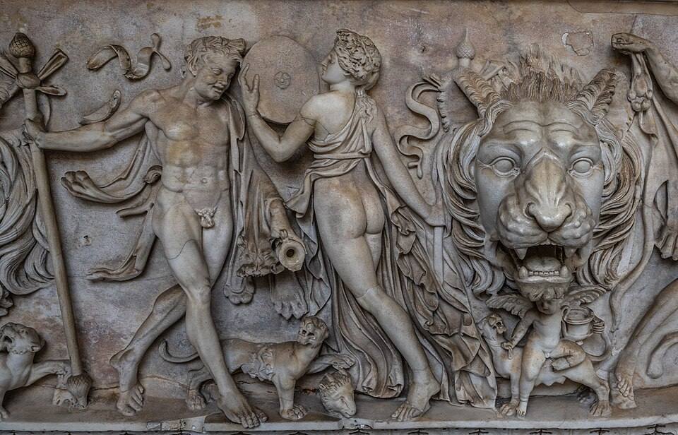 Sarcofago del corteo dionisiaco - Inv. (Pio Clementino Museum) — travel photo of Pio-Clementino Museum, Vatican Museums