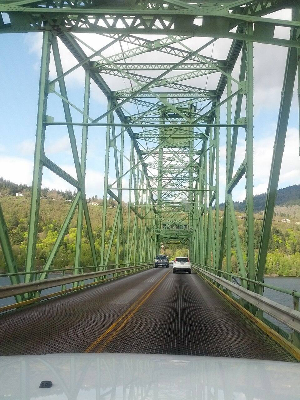Hood River bridge, near Portland Oregon — travel photo of Hood River, Portland