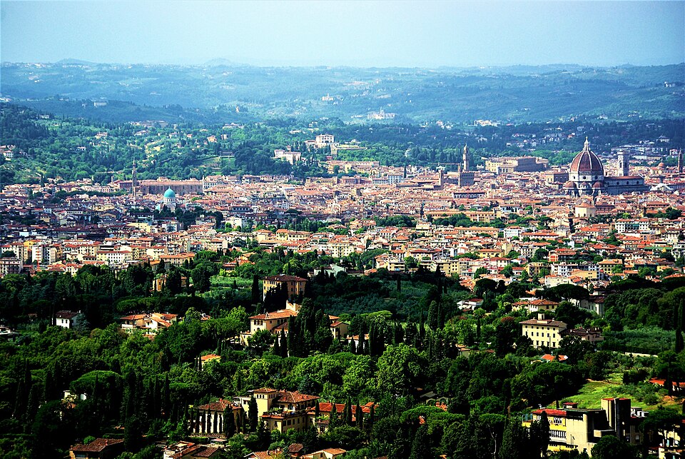 Florence vue depuis Fiesole — travel photo of Fiesole, Florence