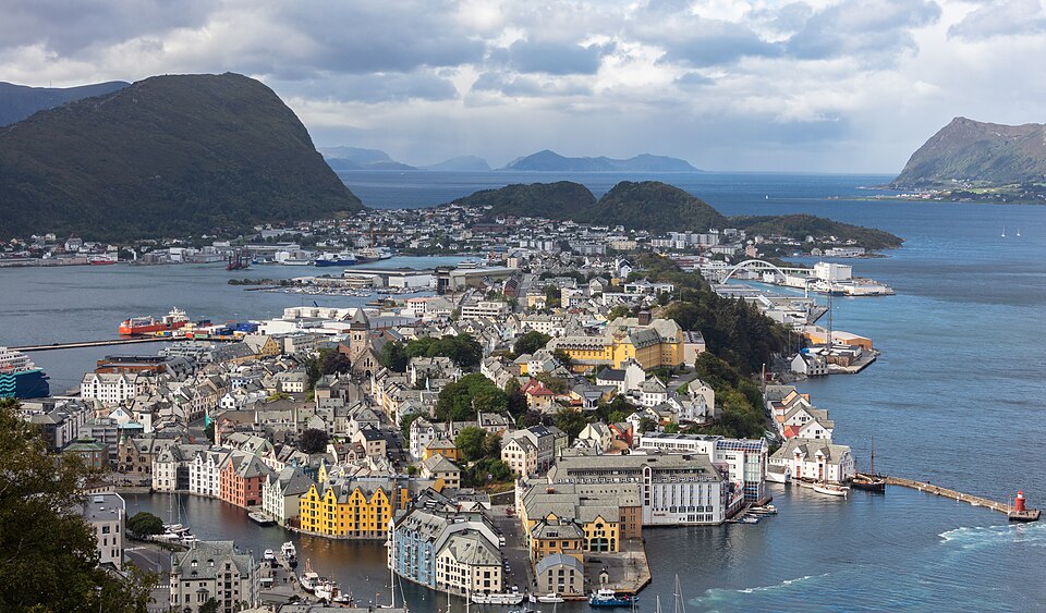 Vista de Ålesund desde Aksla, Noruega — travel photo of Ålesund