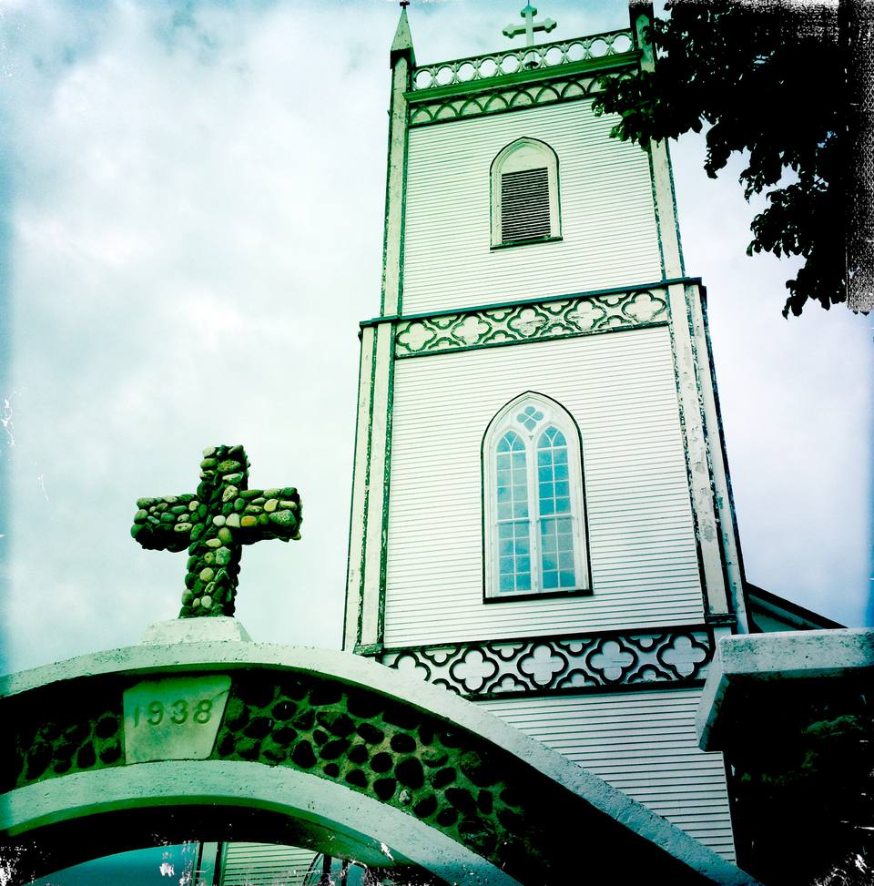 North Rustico Catholic Church, north coast of Prince Edward Island, Canada — travel photo of North Rustico, Prince Edward Island