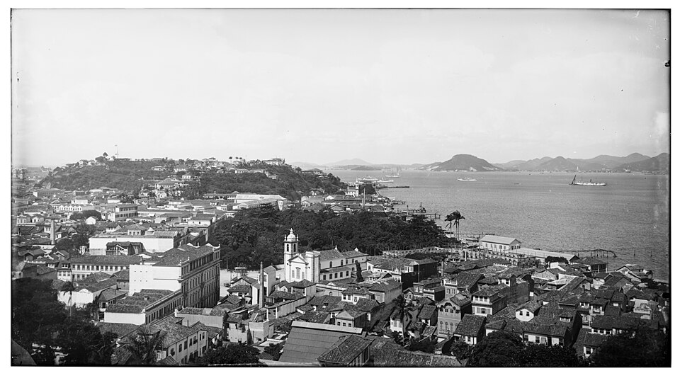 Vista dos bairros da Lapa e do Centro a partir de Santa Teresa (0072137cx014- ) — travel photo of Centro & Santa Teresa