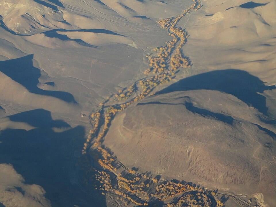 Carson River East of Dayton, Nevada ( ) — travel photo of Carson River, Carson City