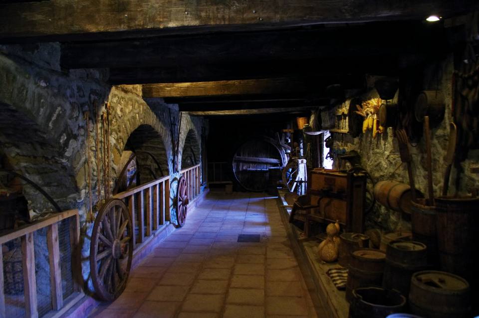 The cellar in the Great Meteoron Monastery in Meteora, Greece — travel photo of Great Meteoron, Meteora
