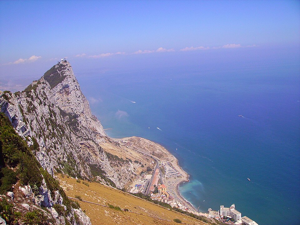 Catalan Bay from The Rock — travel photo of Catalan Bay, Gibraltar