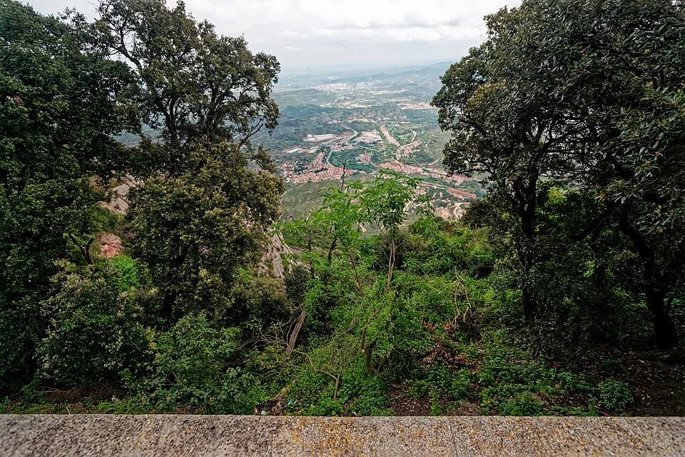 Montserrat - Santa Maria de Montserrat - Monestir de Montserrat - View NE — travel photo of Santa Maria de Montserrat, Montserrat
