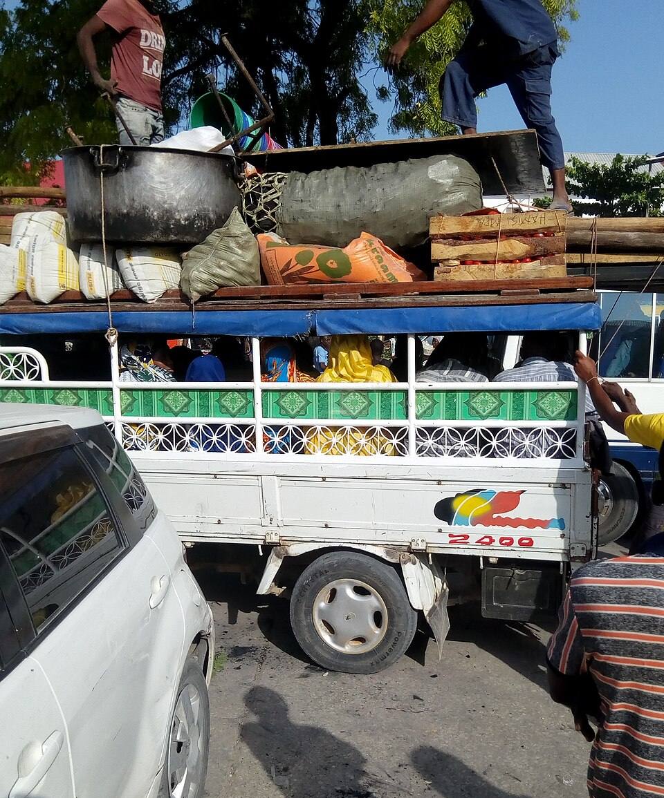 'Dala dala' to Nungwi from Stone Town, Zanzibar — travel photo of Nungwi, Zanzibar and Stone Town