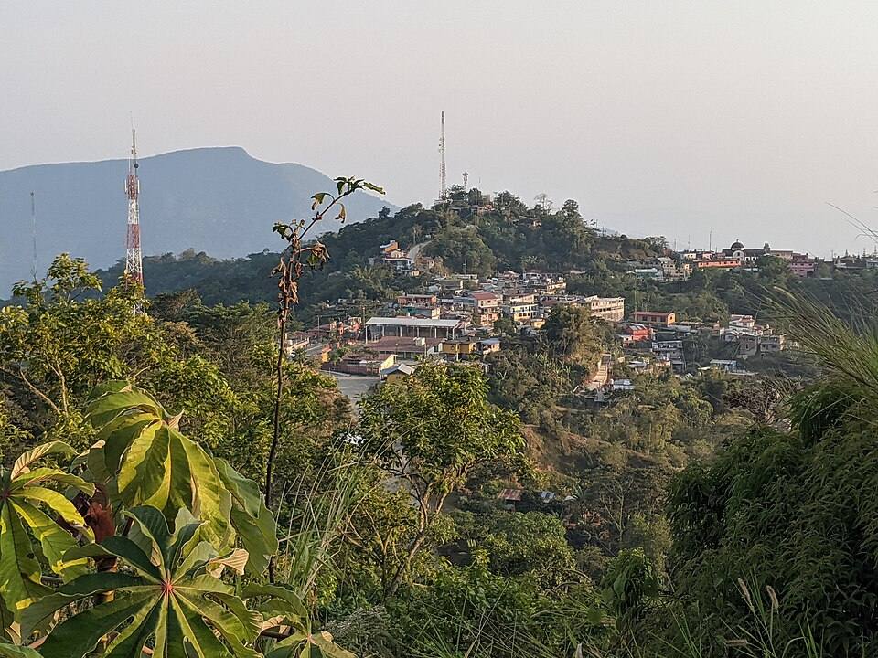 Overview of Pluma Hidalgo town — travel photo of Pluma Hidalgo