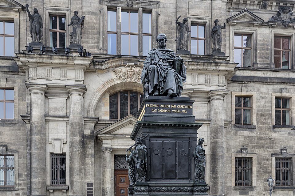 Dresden Germany Statue-Frederick-Augustus-I-of-Saxony — travel photo of Dresden & Saxony, Germany
