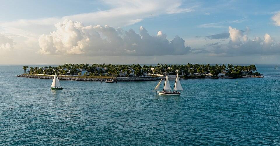 Sunset Key and Sailboats, Florida — travel photo of Florida