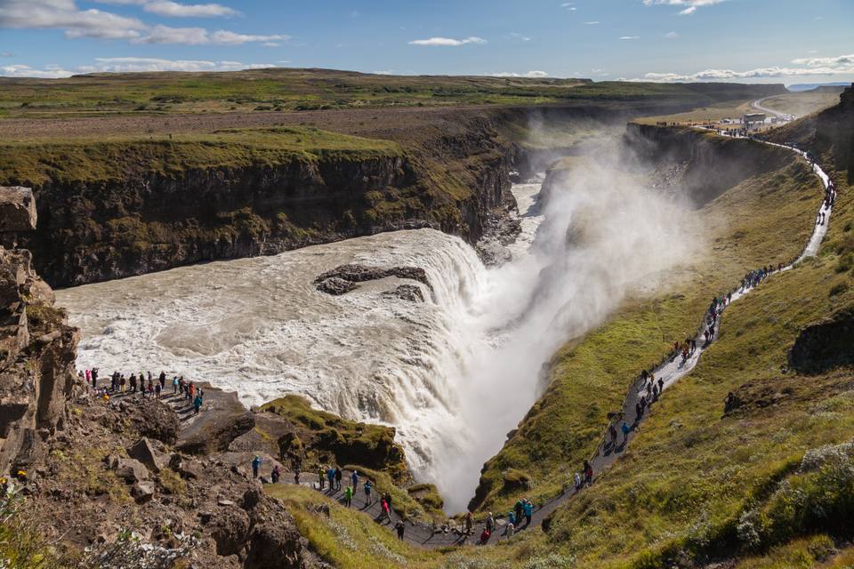 Gullfoss, Suðurland, Islandia — travel photo of Gullfoss, Iceland