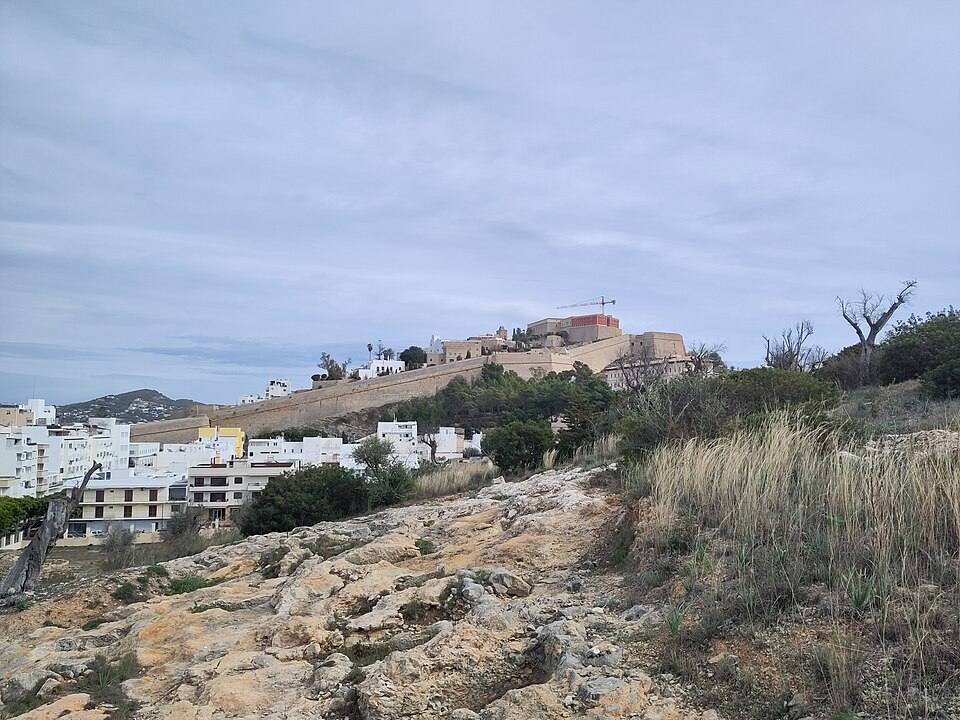 Eivissa. Puig dels Molins. Vista de Dalt Vila — travel photo of Eivissa (Dalt Vila), Ibiza