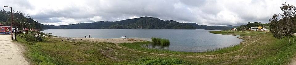 Panorama of Lago Tziscao ( ) — travel photo of Tziscao