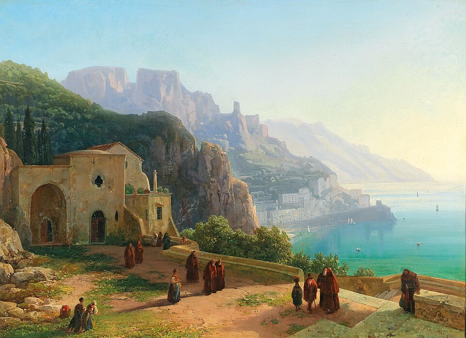 Thomas Ender - A view of the Amalfi coast near Ravello — travel photo of Ravello, Amalfi Coast