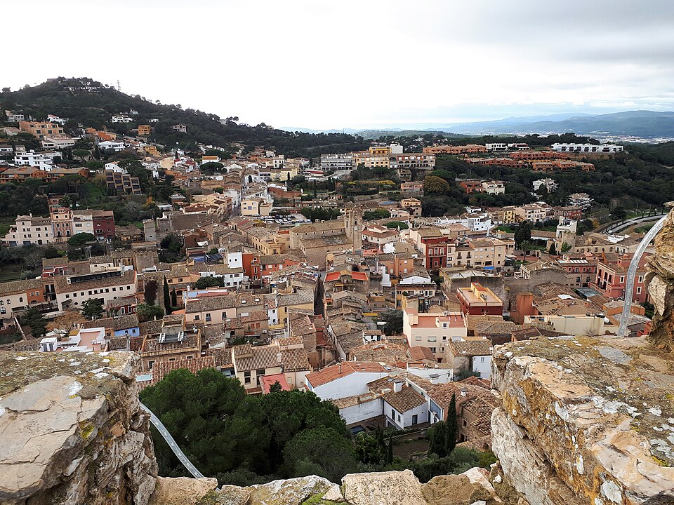 Begur from the castle — travel photo of Begur